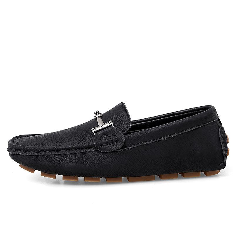 Genuine Leather Shoes Men Comfortable Classic Men's Loafers Zapatos De Hombre Luxury Brand Mens Flat Driving Dress Casual Shoes