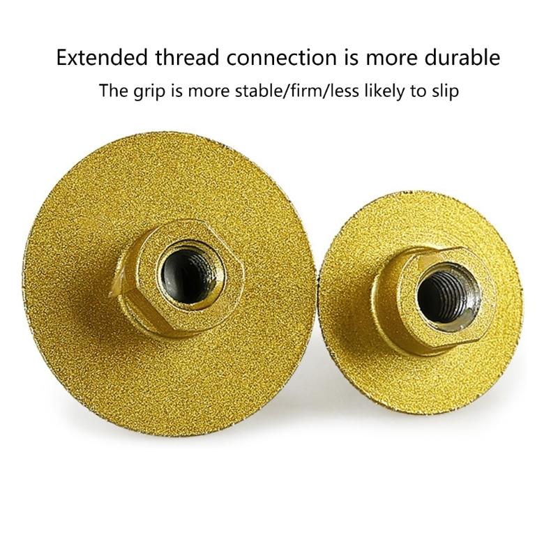 Diamond Chamfer Finger Bit Diamond Cone Milling Bit Stone Hole Opener Diamond Chamfer Drill for Porcelain Tiles