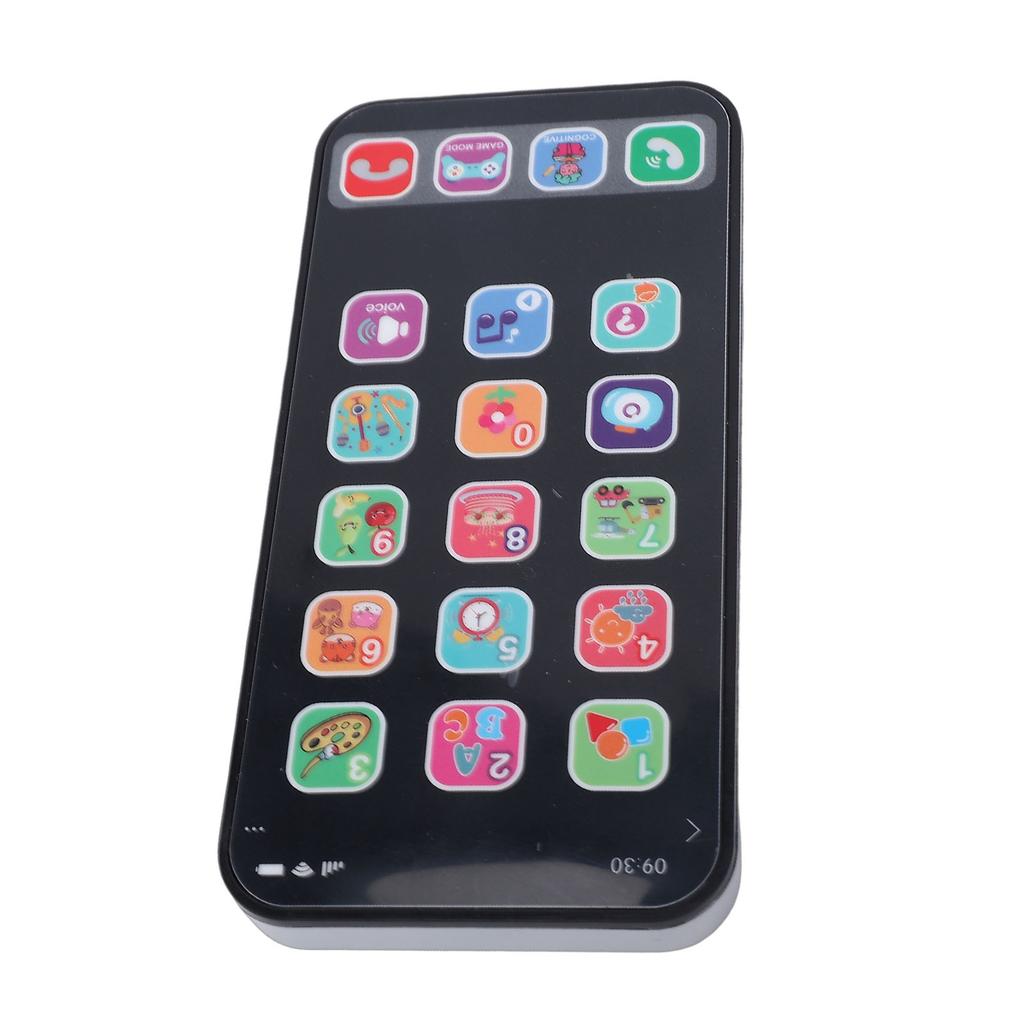 Baby Learning Play Cell Phone Touch Screen English Words Numbers Baby Toy Phone with Music Lights