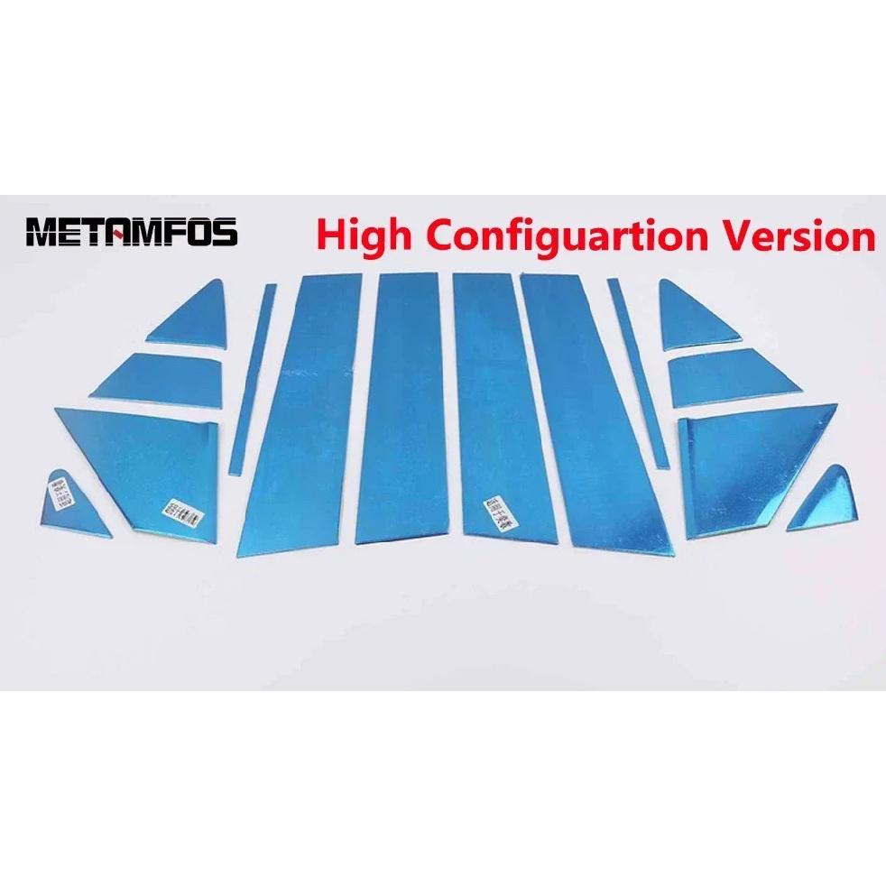 For Mitsubishi Eclipse Cross 2017-2024 2025 Window Sill Window Center B C Pillar Posts Cover Trim Bezel Accessories Car Styling