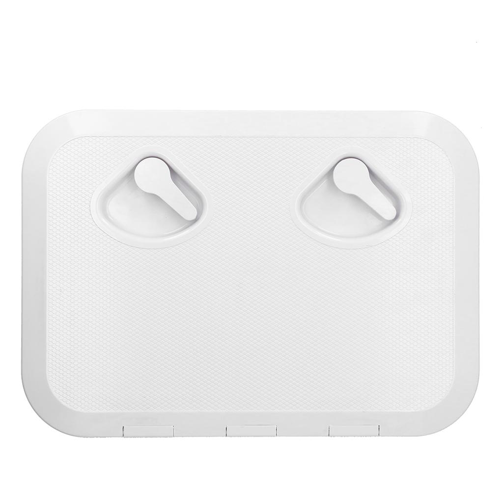 Deck Access Hatch Inspection Cover UVResistant with Lock for Marine Boat 1714x1238in(White )