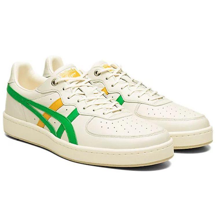 ONITSUKA TIGER Gsm Sd Retro Low-Top Casual Sneakers Unisex Sneakers White Green 1183A803-103