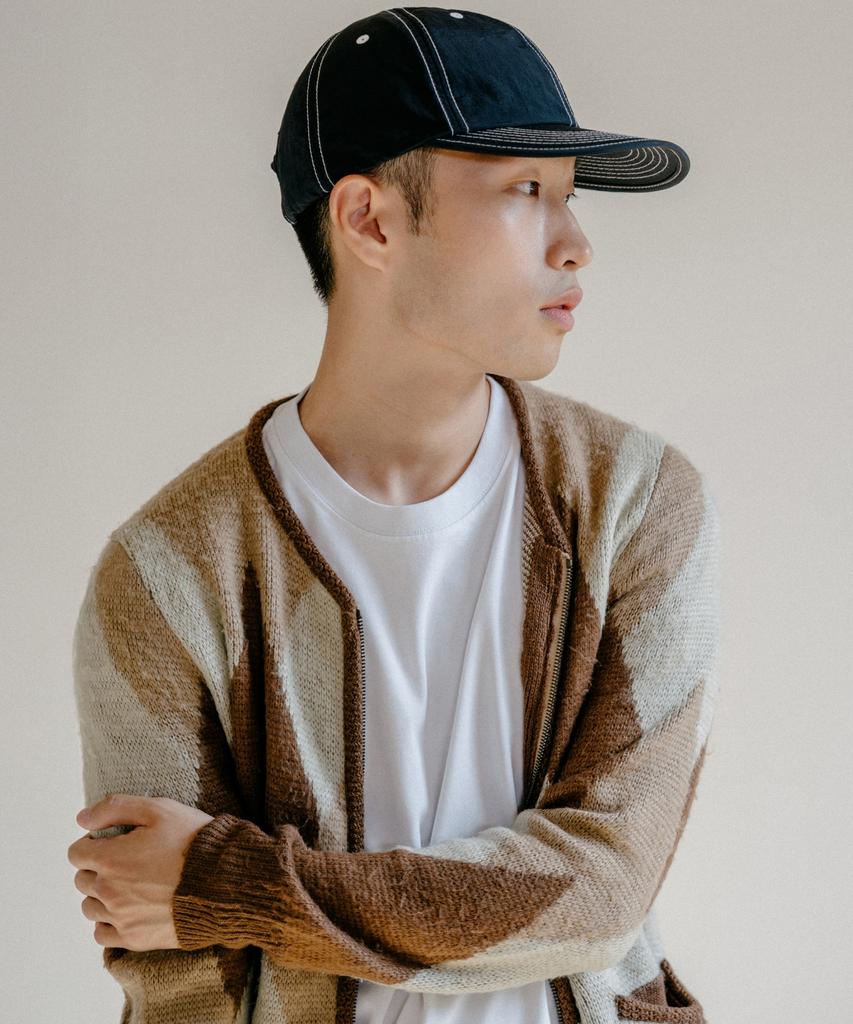 Siteulo Two-Tone Stitch Nylon Ball Cap