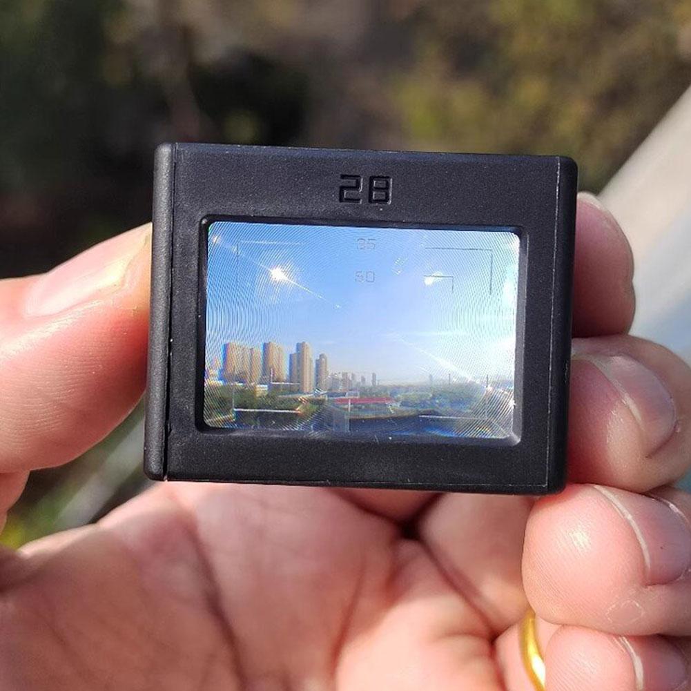 Optical Waist-level Viewfinder 28mm (with 35/50, 40 Frame Lines) Shoe Foot Offset Adjustable Pan-focus Partner For Photography