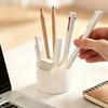 8x6.5cm Multi Compartment Makeup Brush Holder Pen Storage Vanity Organizer For Lipstick Eyebrow Pencil Hairpins Stationery Desk
