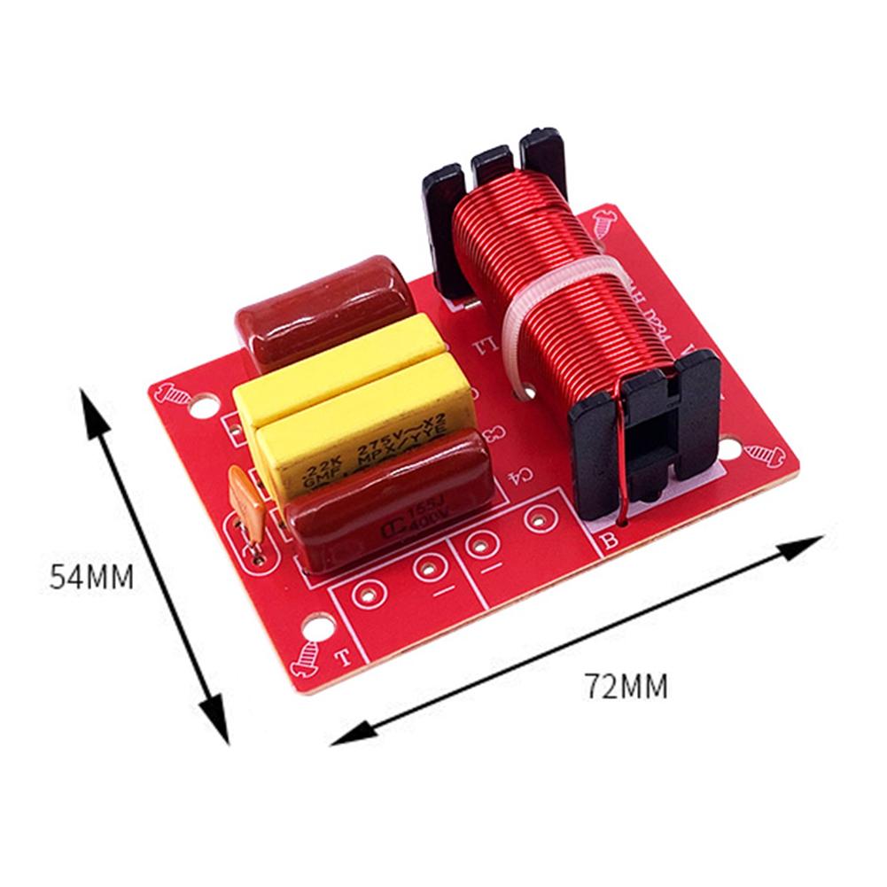 80W 2 Way Crossover Audio Filters HiFi Speaker Dual Frequency Crossover Divider