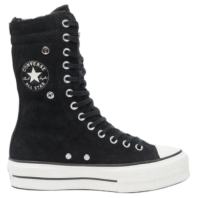 Converse All Star Umschlagbarer Lift Hi Schwarz Damen Sneaker A15229C