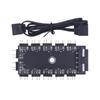 ARGB LED Hub 5V 3pin für nahtlose Integration mehrerer Geräte in benutzerdefinierter PC-Umgebung Desktop ARGB-Management