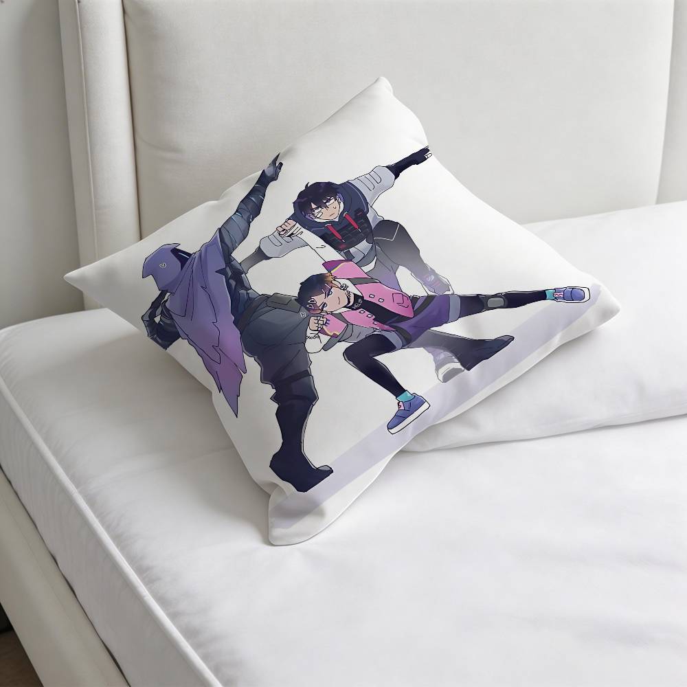 HOT Game VValorantS Decorative Square Pillow Cover Modern Cushion Case for Living Room Bedroom