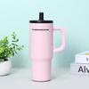 New 304 stainless steel thermos cup large capacity water cup straw cup cold car ice cup birthday gift
