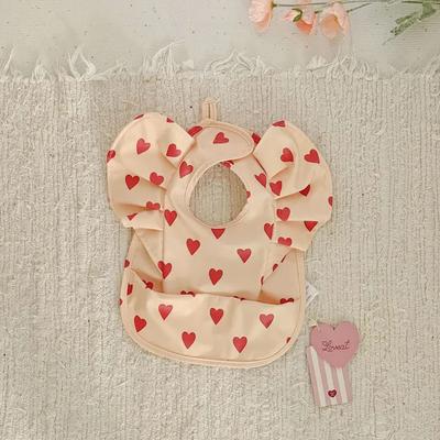 Heart Frill Waterproof Bib