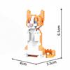 KNEW BUILT Panda Pavone Volpe Pinguino Animale Domestico Gatto Cane Micro Mini Giocattoli da Costruzione-Decorazione Festa Amata dai Bambini,Regalo di Natale,Assemblaggio Puzzle