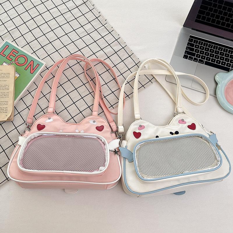 Japanese Fashion Cute Anime Itabag Kawaii Small Versatile Original Pin Display Ita Shoulder Bags Girls Commuting Messenger Bag