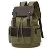 TS JYL Laptop bag,Vintage Canvas Backpack Drawstring Flip Design Outdoor Commuter Bag