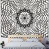 Tapeçaria mandala boho grande tapeçaria de parede tapeçaria hippie de poliéster tapeçaria boêmia tapete de ioga tapete decoração de dormitório universitário