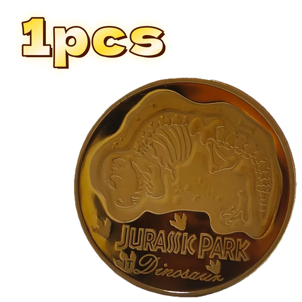 

1pcs Dinosaur Decision Coin – Metal Commemorative Replica, Collectible Memorial Gift for Friends 1pcs