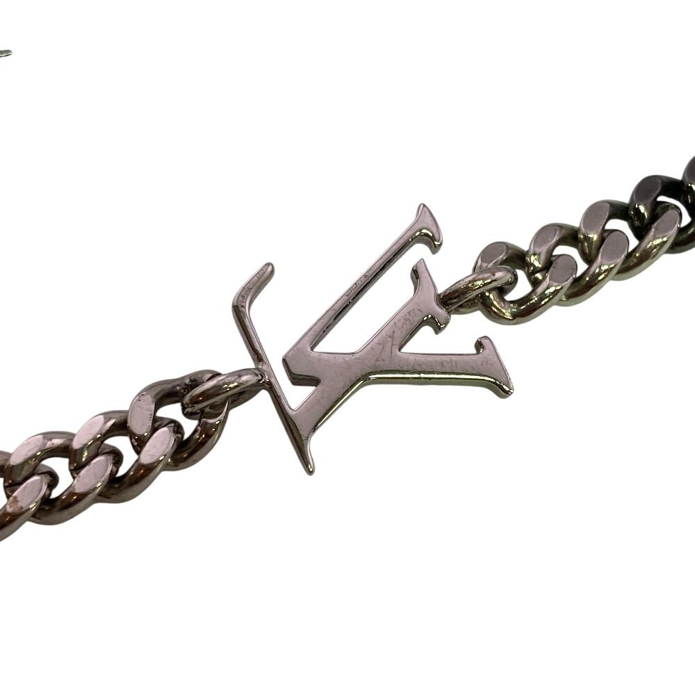 LOUIS VUITTON M00508 metal LV Instinct bracelet Silver metal Used