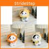 Cute Cat Plush Keychain With Short Pile Fabric For Backpack Decoration