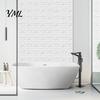 PVC Surface Protection Film 6Pcs Marble Pattern Peel And Stick Backsplash, Waterproof Brick Wall Panels, Self Adhesive Durable Cover Tile, Faux Stone