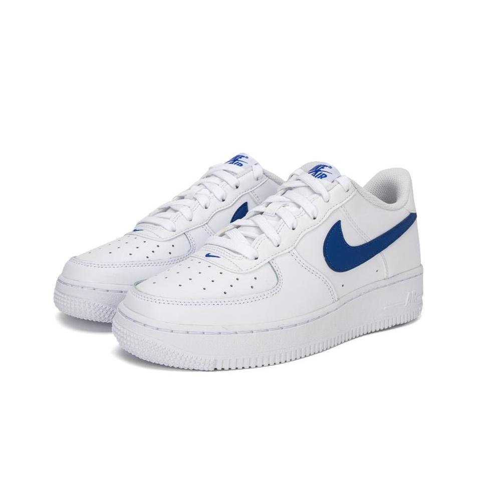 Nike Air Force 1 GS White Hyper Royal Kids Sneakers DV7762-103