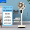 Dual-Use Oscillating Air Circulator Fan - High Power, Low Noise, Vertical Floor & Desk Standing for Bedroom and Dorm.