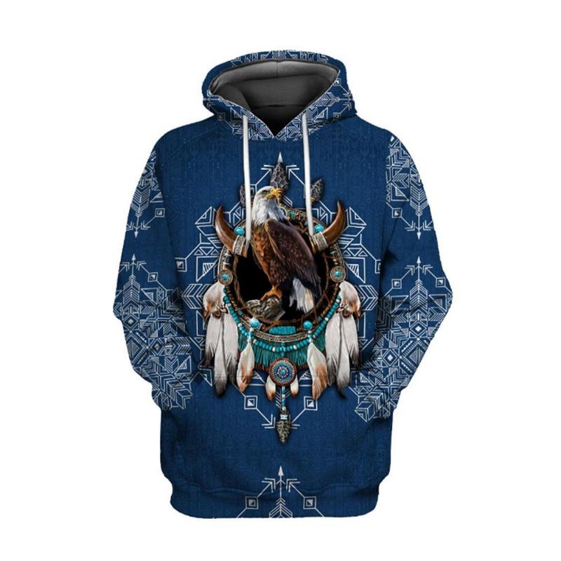Herrenbekleidung Mode Bohemian Lockerer Hoodie Groß 3D-Druck Super Großer Hoodie Indischer Mode-Enthusiast Hoodies Oberteile