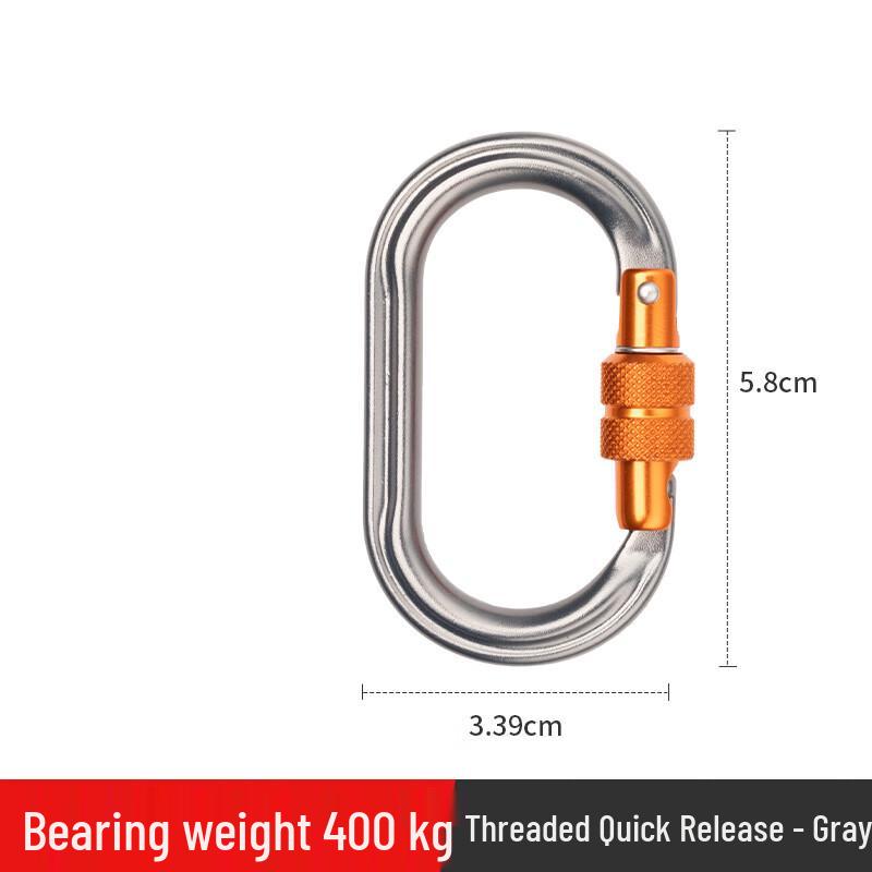 O-Type Auto-Rebound Climbing Safety Carabiner