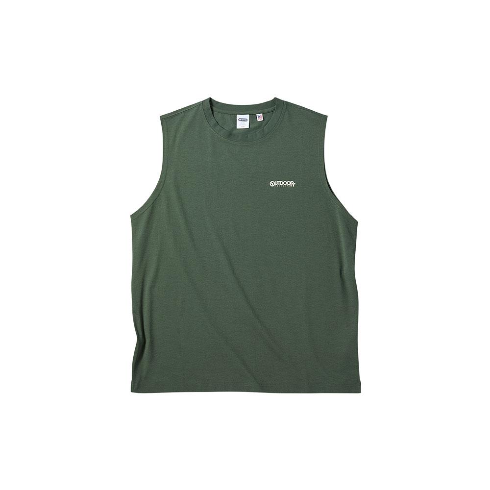 OUTDOOR PRODUCTS Spread Logo Sleeveless (Green)