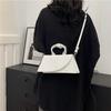 Chic And Elegant 2024 Solid Color Handbag For Women Street Style Crossbody