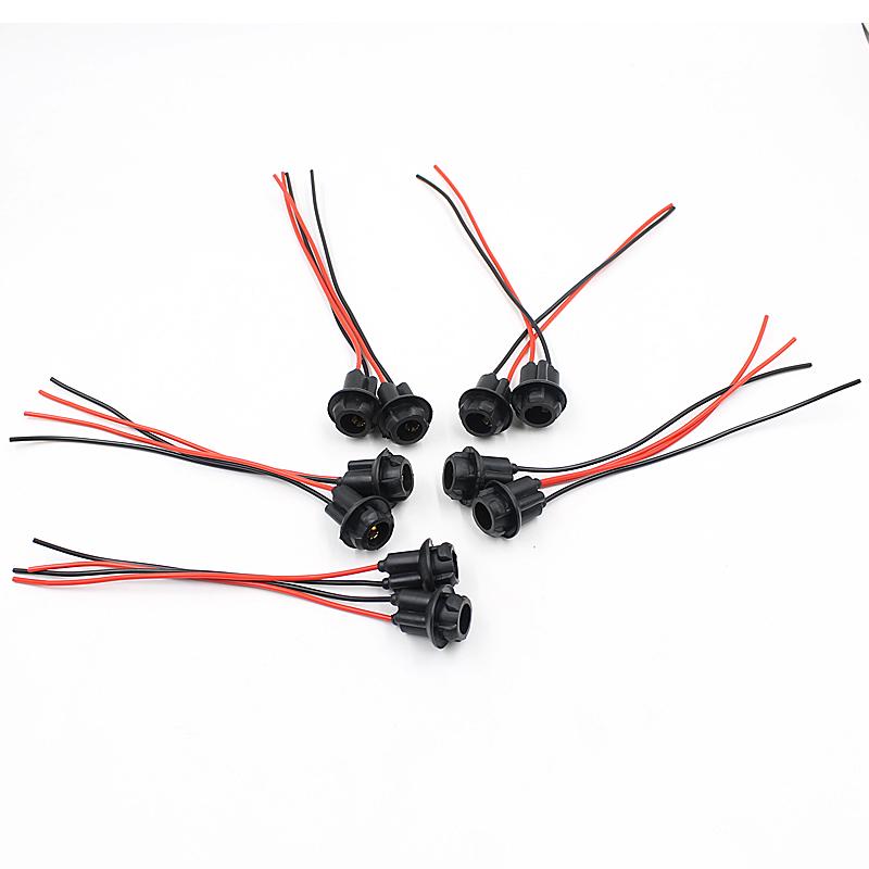 

10x T10 5050 Автомобильная розетка, удлинитель, светодиодный светильник, держатель цоколя лампы A чёрный