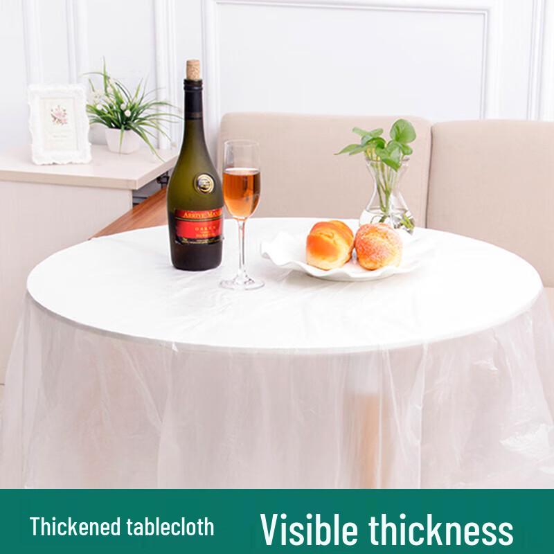 Sijilv Kang Thickened Disposable Plastic Tablecloth
