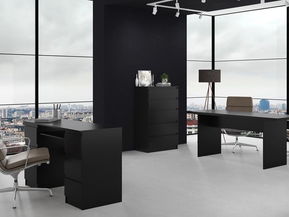 Malwa M5 Chest Of Drawers Cabinet For Living Room, Bedroom, Office, Black