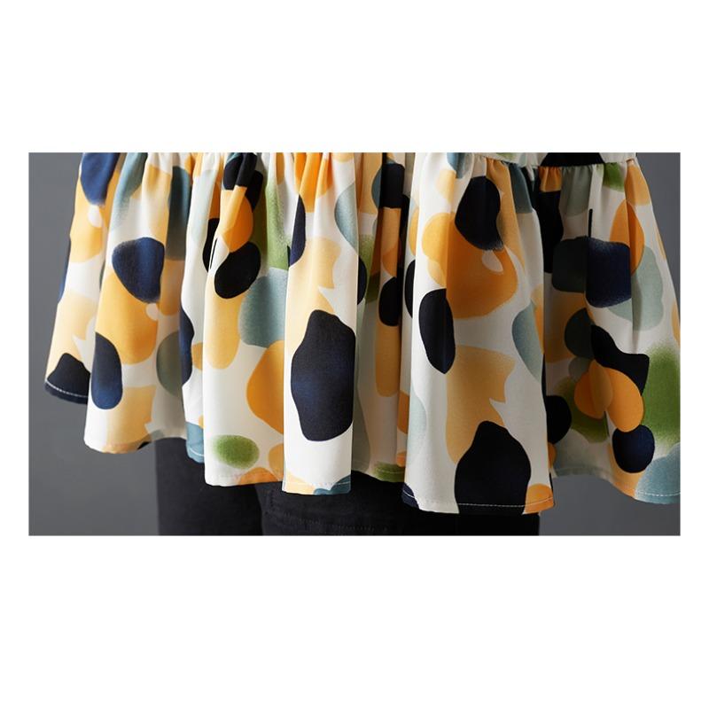 DIMANAF 2026 New Summer Plus Size Women Shirts Tees Casual Loose Blouse Print Sleeveless Lady Tops Pleated