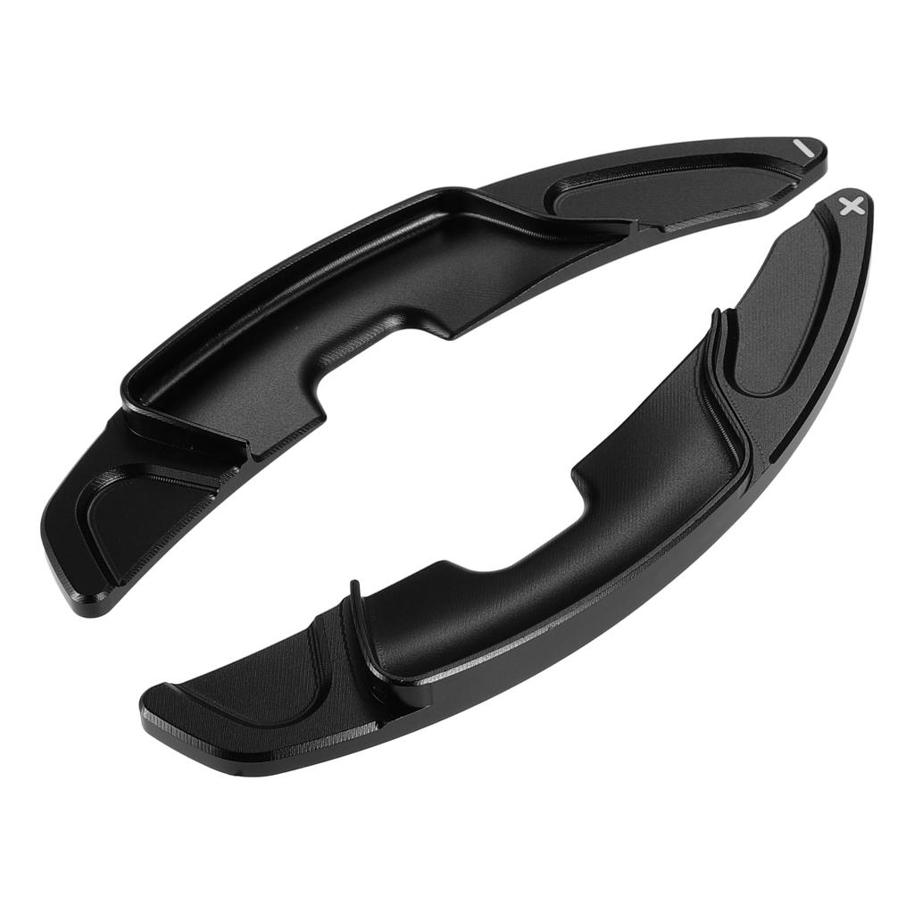 ABSOPRO Steering Wheel Shift Paddle Extensions for Lexus GS350 Aluminum 2 Pieces Covers/Shifter 2013-2015, Alloy, Black,