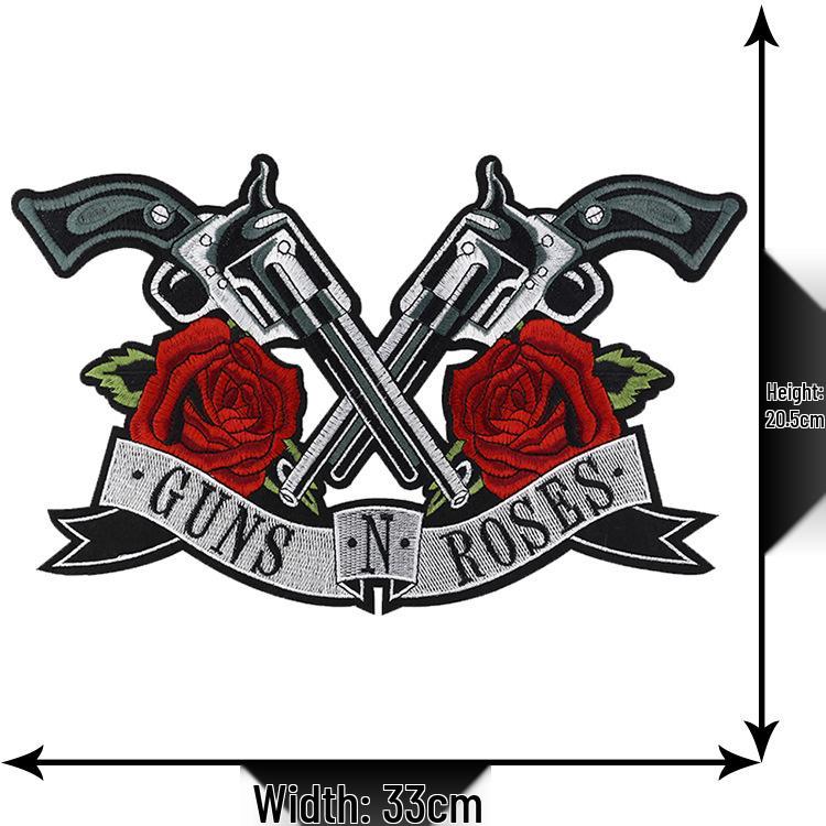 

Большая вышитая нашивка с орлом для украшения мотоциклетной куртки