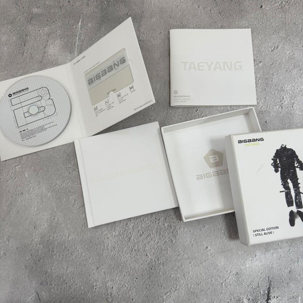 [USED] Korean Edition Limited BIGBANG CD Album STILL ALIVE TAEYANG