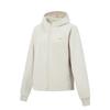 Li Ning Fitness Serie Fleece gefüttert Locker Langarm Kapuze Sportlich Lässig Genähtes Sweatshirt Damen Sweatshirt AWDV944-3
