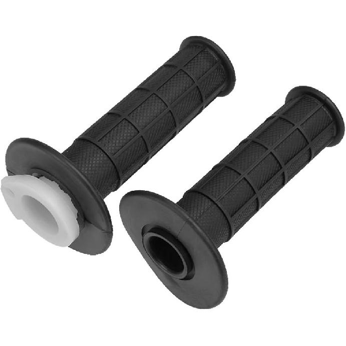 Throttle Twist Grip Set With 7/8" Handlebar Throttle Cable 39-Inch Replacement For Kawasaki KX 60 65 80 85 100 125 250 KLX110