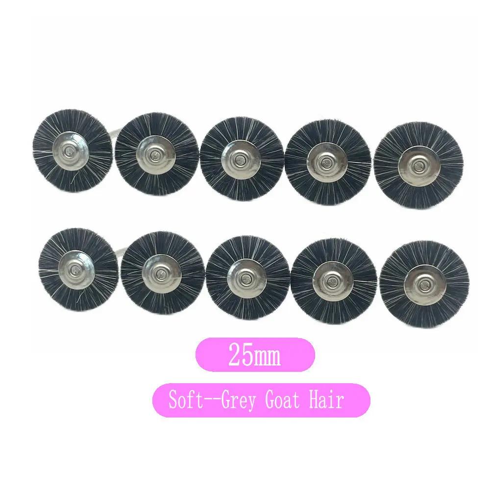 10pcs Polishing Wheels Wool/Cotton/Cloth Buffing Pad Jewelry Abrasive Brush Dental Lab Hp Brush 2.35mm Shank Rotary Tools
