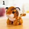 Nuovo Portachiavi Carino Panda Ghepardo Tigre Bambino Ciondolo di Peluche Borsa Scolastica Portafoglio Zero Decorazione da Appendere Regalo per la Festa dei Bambini