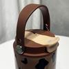 Portable Outdoor Insulated Mug Creative Coffee Tumbler with Handle Drinking Straw Cup  Kitchenware