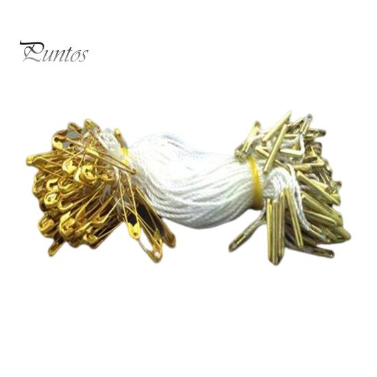 

100 шт./компл., полиэстеровая веревка, стабильная многофункциональная съемная ручная работа, сделай сам, металлические булавки, пряжка, одежда, хлопковая бирка, веревка для дома белый