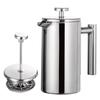 Double Walled Coffee Maker Pot Stainless Steel French Press Coffee Maker Coffee Press Filter Pot
