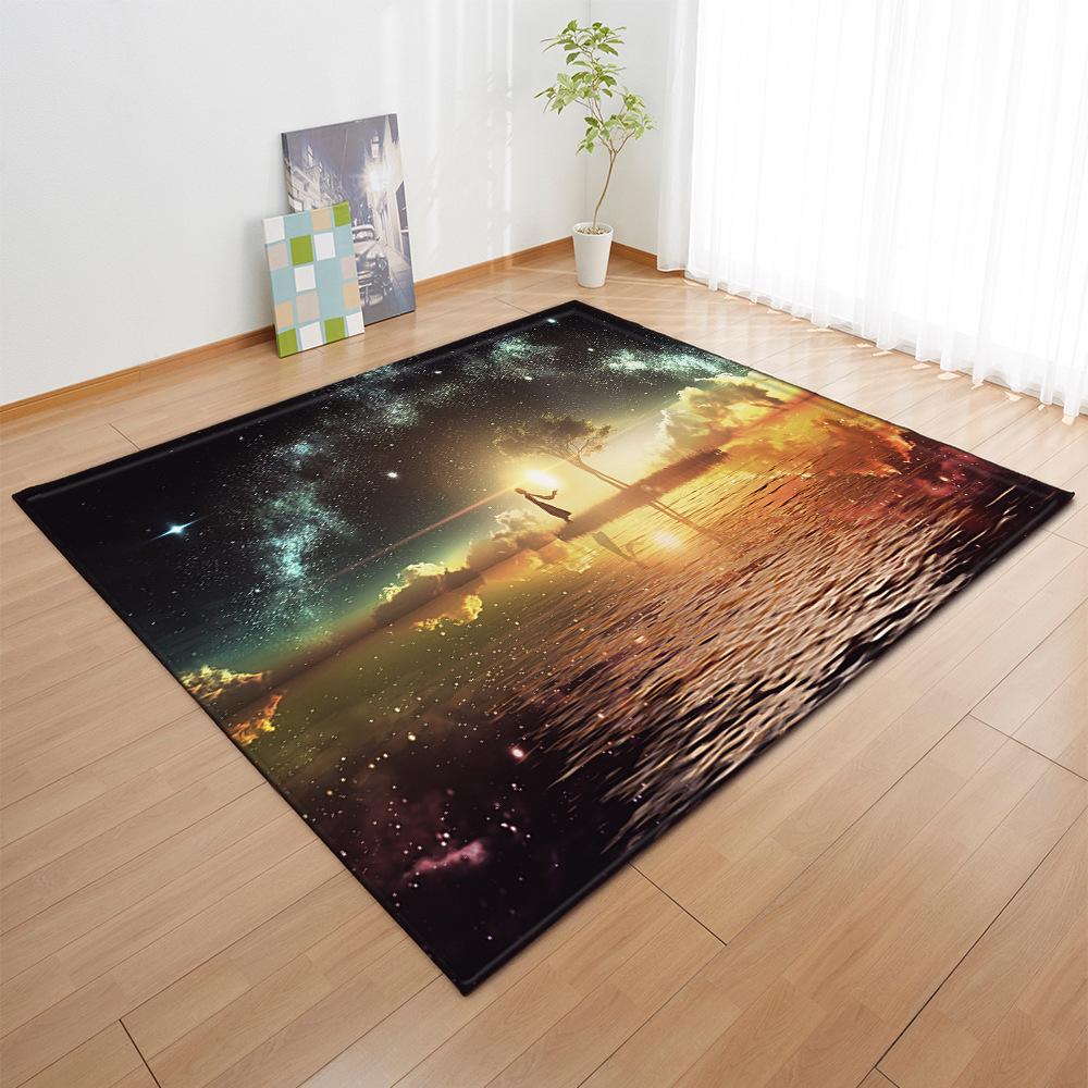 Scenic Carpet Feather Wind Bedroom Floor Mat