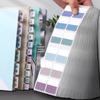 Morandi Fluorescent Sticky Notes: Colored Index Tabs and Bookmark Labels for Students
