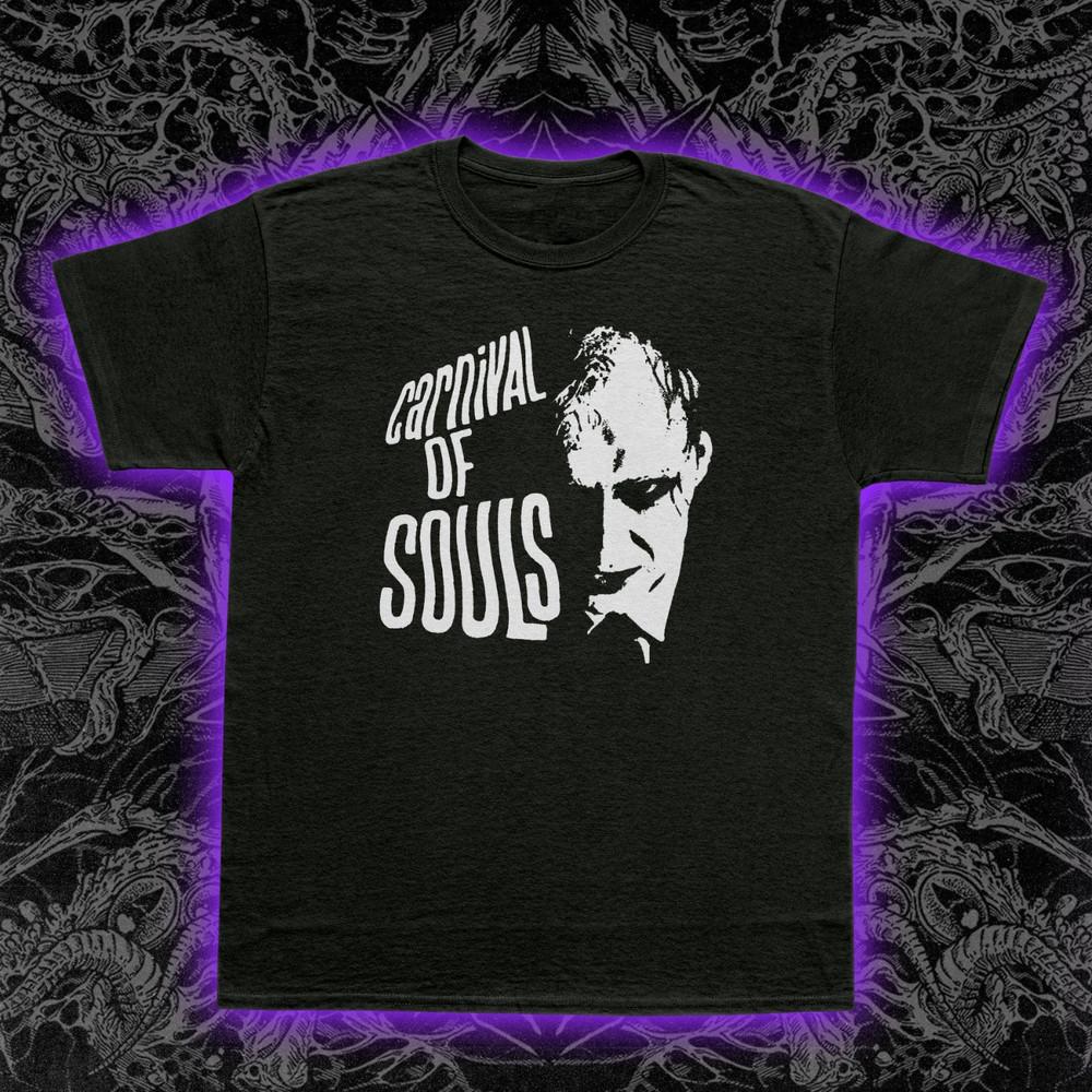 Carnival of Souls T-Shirt 1962 Horror Film Tee Surreal Cult Movie Black Shirt