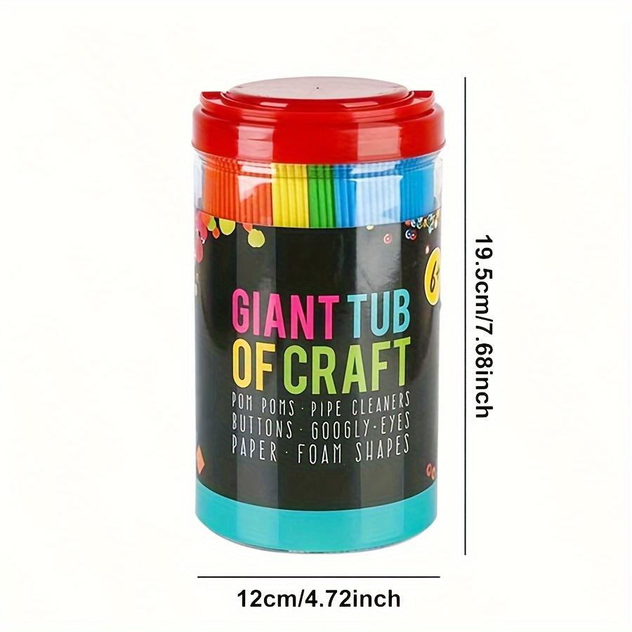 DIY Art Craft Bottle Kit with Pompoms Pipes Diamond Stickers EVA Flowers Letters Wiggle Googly Eyes Beads Buckles Feather  ZSY