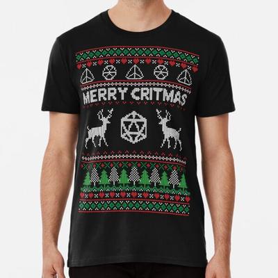 Merry Critmas DND Ugly Sweater - DND S To 5XL Made In the AU/USA T-Shirt