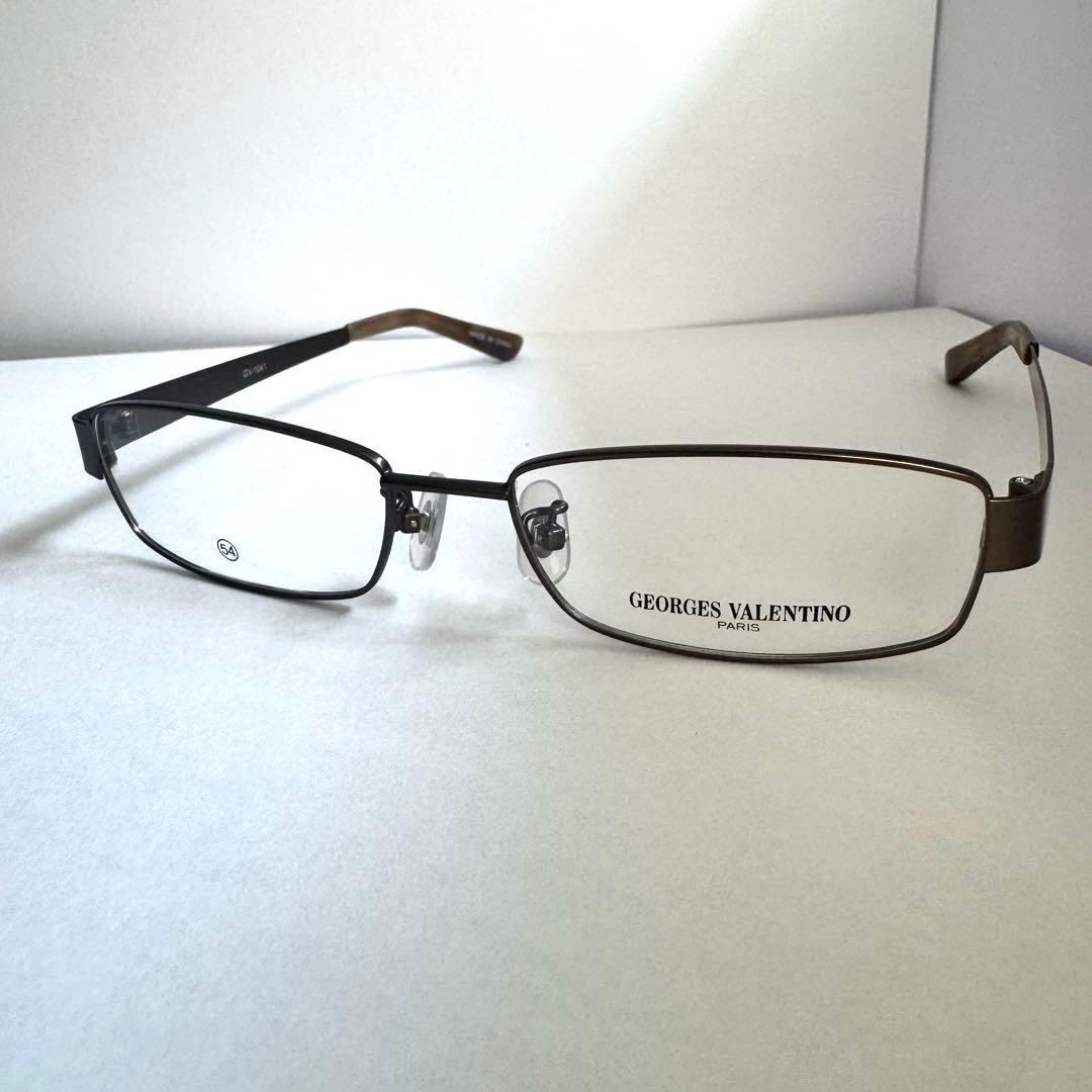 Used GEORGES VALENTINO Glasses Frame GV-1041 Unused