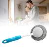 Kitchen Steel Scrubber Easily Remove Oil Stains Long Handle Steel Wire Cleaning Ball for Pots Pans